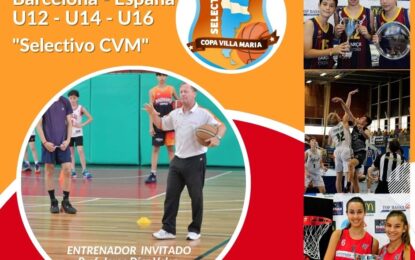 TOUR DE BASQUET…España 2023, sumate al equipo SELECTIVO CVM U12 U14 y U16 y juga….