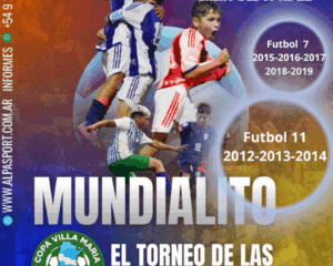 INSCRIPCIONES ABIERTAS para la 25ª Copa Villa Maria 2026….Disfruta del Fútbol y tus vacaciones de Verano en un Gran Torneo..!!