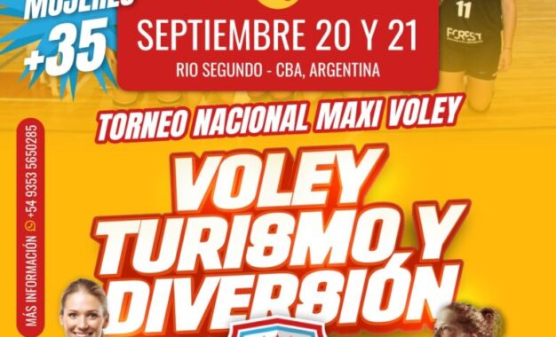En SEPTIEMBRE juga la 9a. 🏆🏐 «ALPASPORT VOLEY CUP» en Rio Segundo,  los dias 20 Y 21…