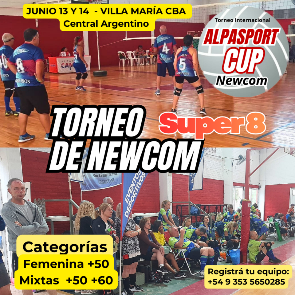 2 TORNEO NACIONAL DE NEWCOM.!!  ALPASPORT CUP en Villa Maria, Cba los dias 13 Y 14 de Junio…..