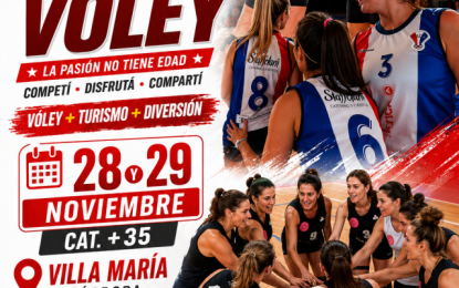 9a. ALPASPORT VÓLEY CUP.! Se juega el Torneo Nacional Categorías Femenina +35, dias 28 y 29 de Noviembre en Villa Maria