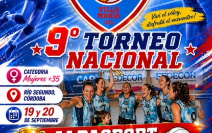 🏆 SEPTIEMBRE 🏐 «ALPASPORT VOLEY CUP» en Rio Segundo,  los dias 19 y 20…